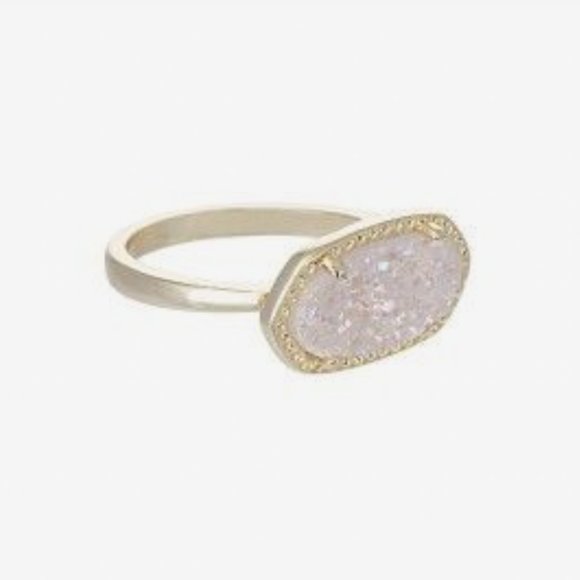 Kendra Scott Jewelry - Kendra Scott Ella Iridescent Drusy Ring - Size 7